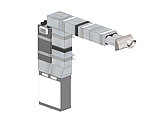Cut-Out Zehnder ComfoPipe Plus Twin Comfortable indoor ventilation Angled view