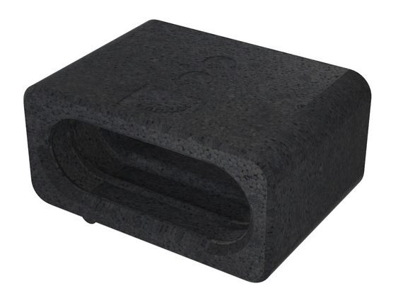Rendering Zehnder ComfoTube Therm FL51 Comfortable indoor ventilation Angled view