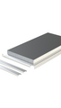 Rendering Zehnder ComfoWell Therm end plate Comfortable indoor ventilation Angled view